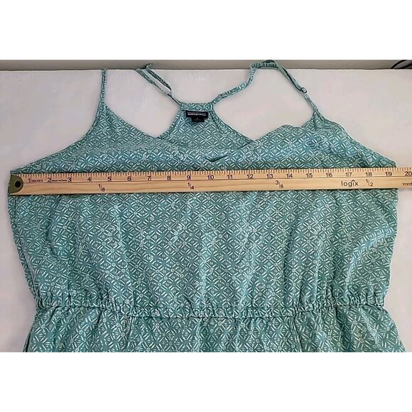 Patagonia Lost Wildflower Sunburst Crux Midi Dress L Green - Picture 6 of 12